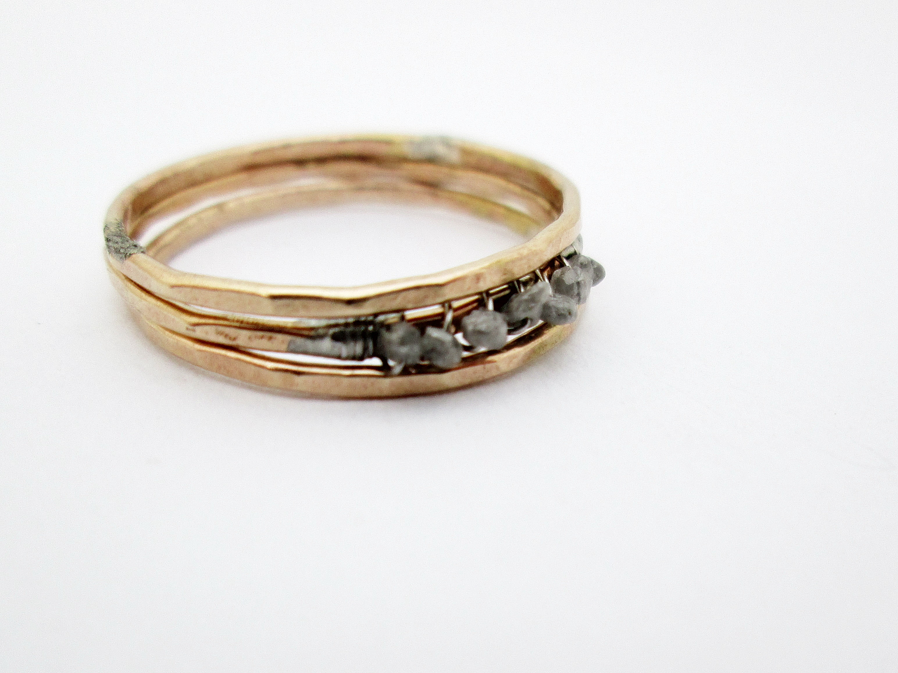 Ultra Thin Gray Diamond Ring The Chestnut