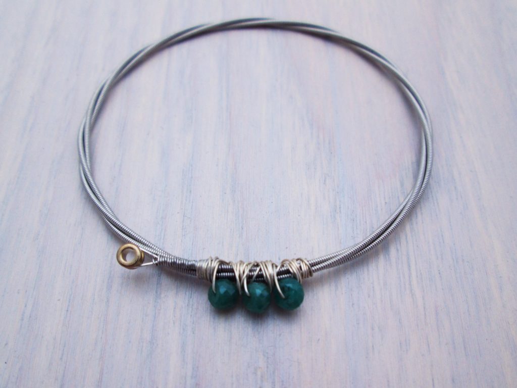 Birthstone Guitar String Bracelet May | the chestnut forge