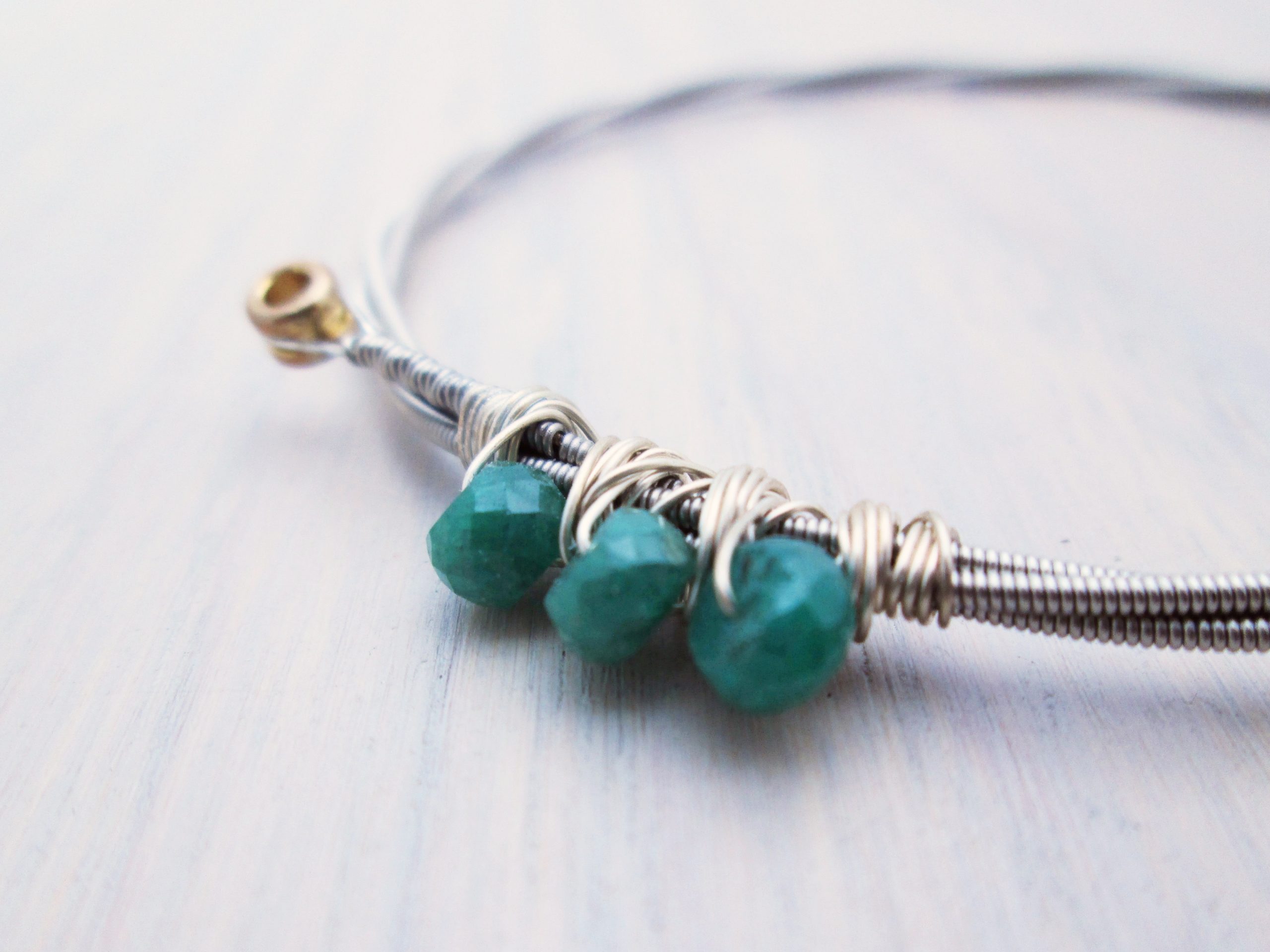 Birthstone Guitar String Bracelet May | the chestnut forge