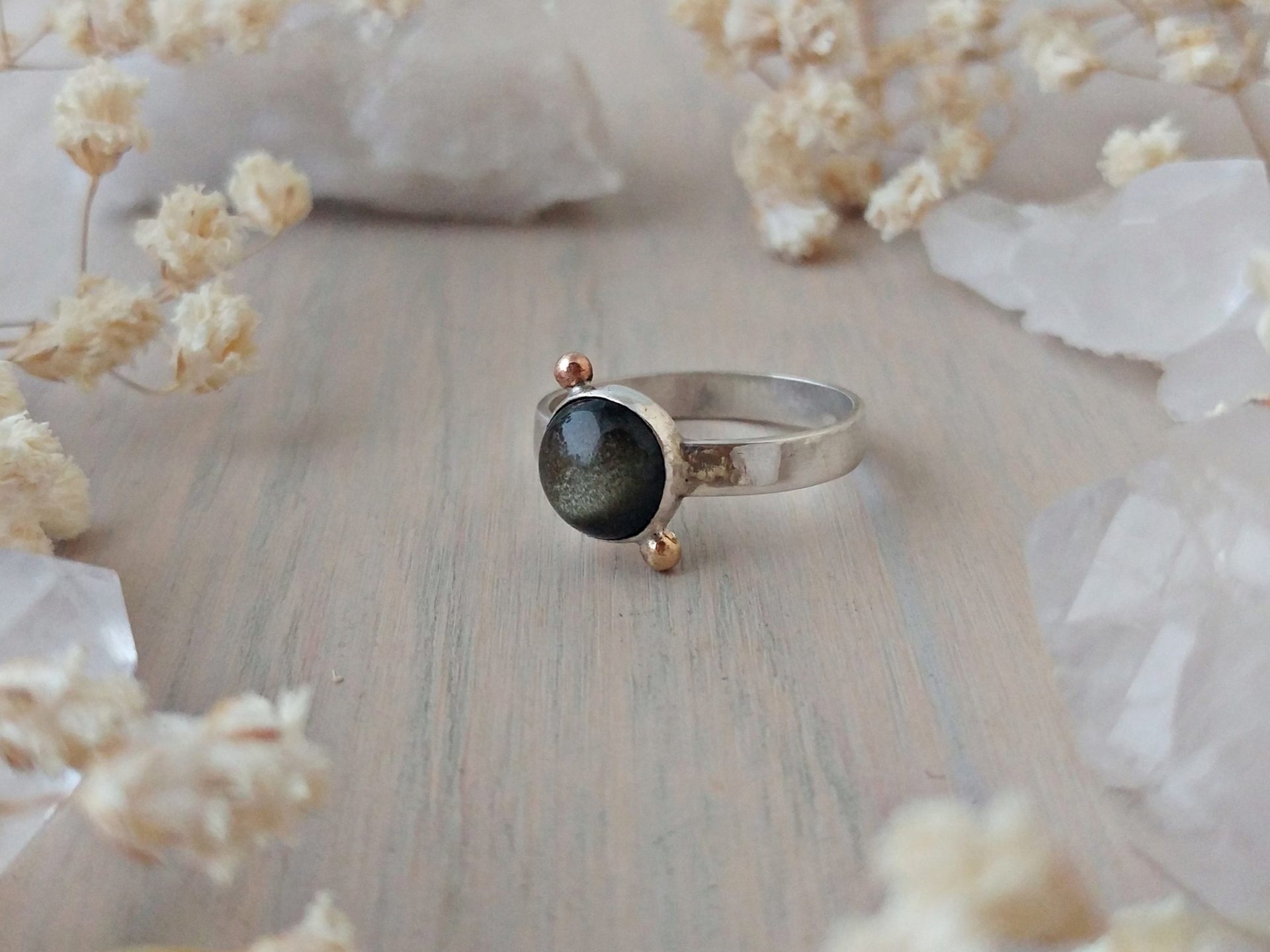 Obsidian Timascus Ring | Patrick Adair Designs